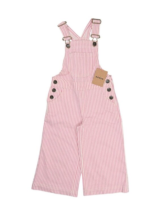 Boden Other - Mini Boden Wide Leg Overalls in Pink Ticking Stripe